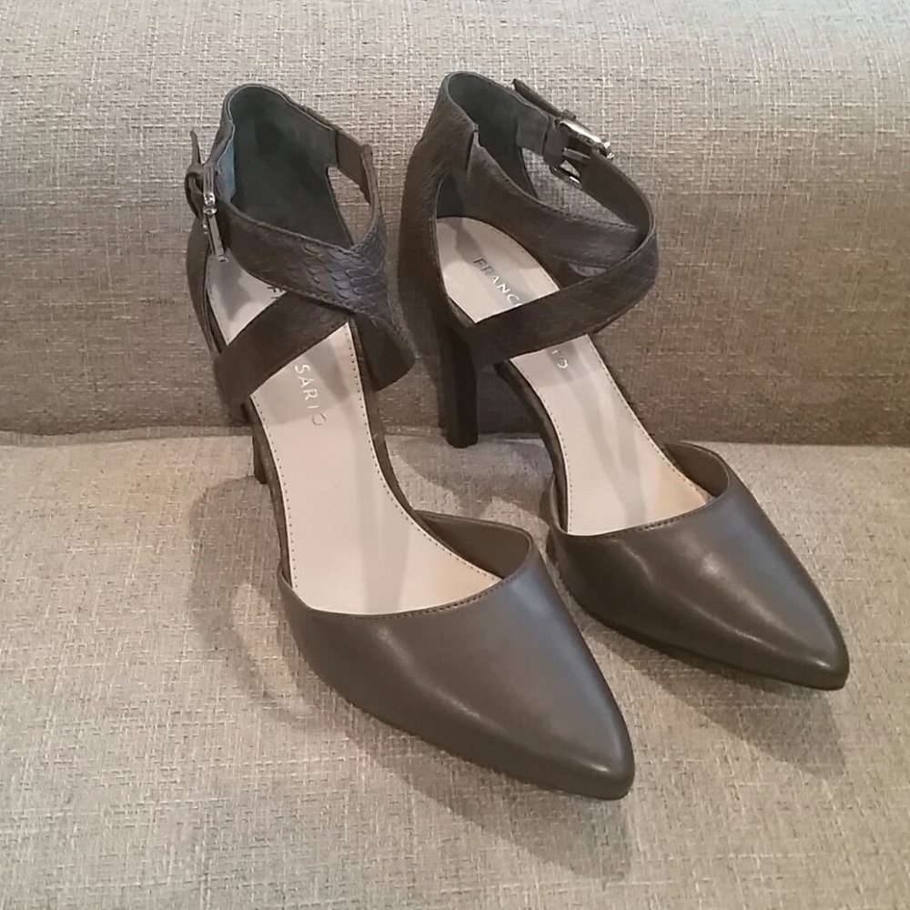Like New Sexy Grey Franco Sarto heels- size 8.5